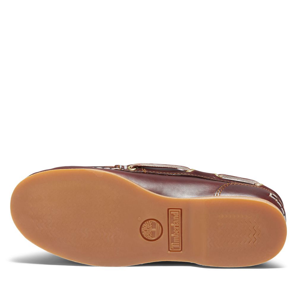 Mocasines Timberland Mujer Classic Amherst 2-Eye Burdeos - Chile VIT-381209